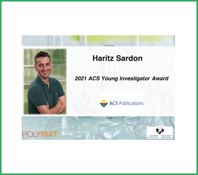 2021 ACS Young Investigator Award goes to Haritz Sardon