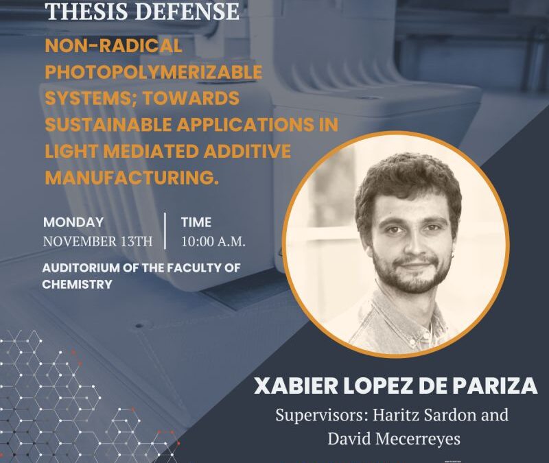 🎓 Xabier Lopez de Pariza successfully defended his PhD thesis