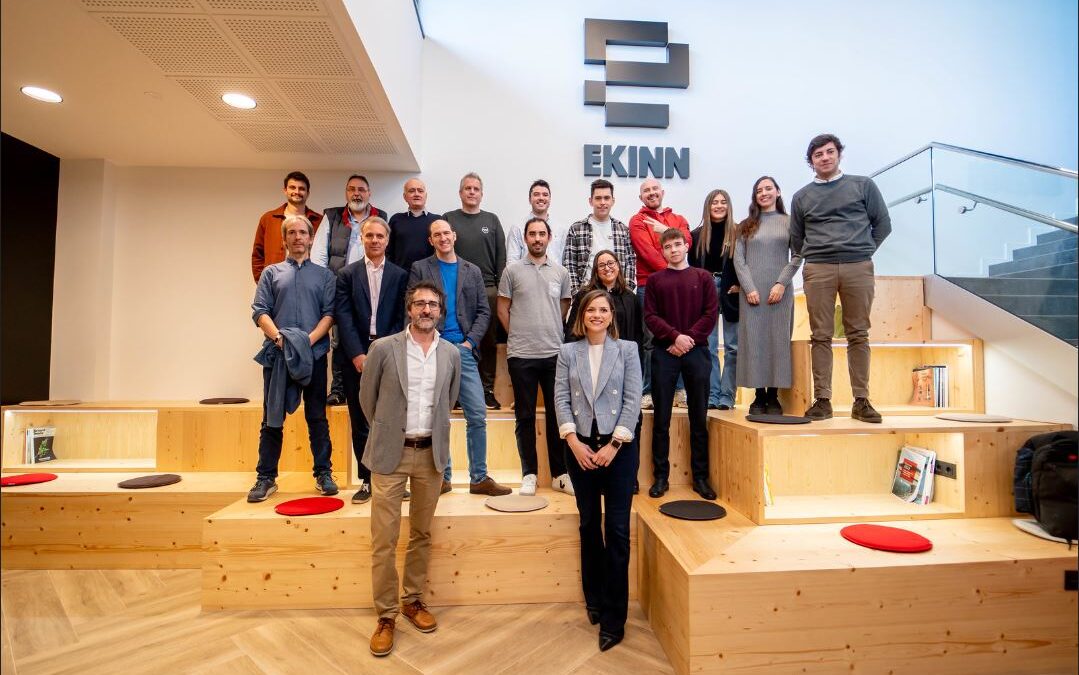 Jon and Xabi at the EKINN entrepreneurship day